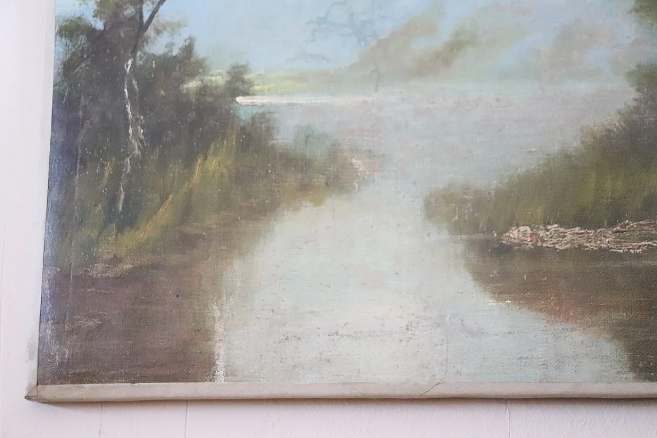 Oil painting on canvas, 19th century 3