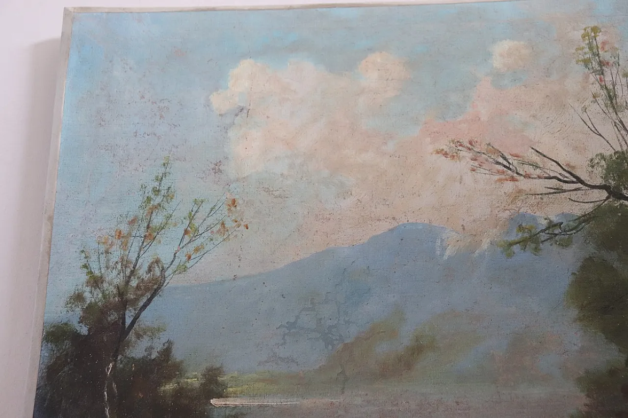 Oil painting on canvas, 19th century 4