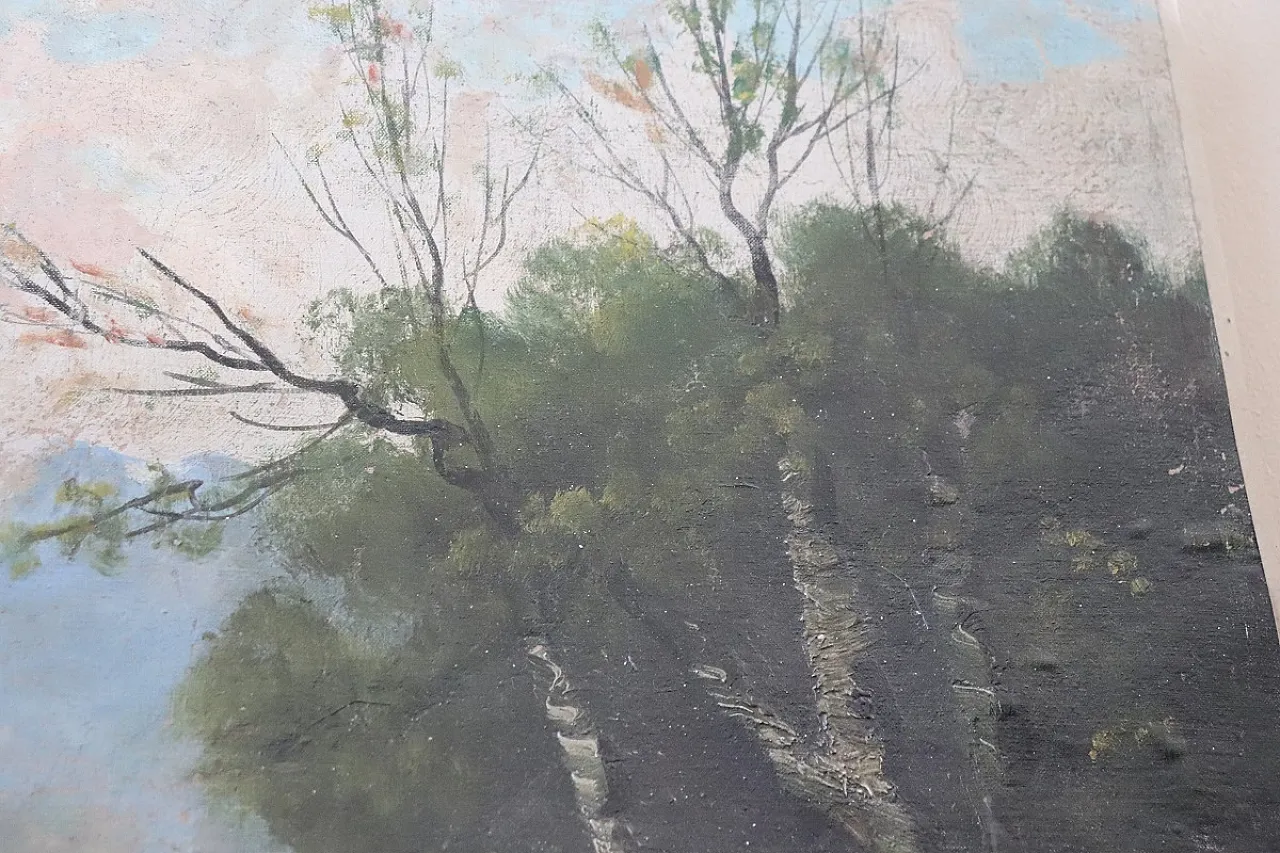 Oil painting on canvas, 19th century 6