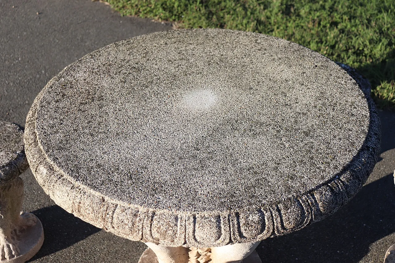 Set da giardino tavolo e 6 sgabelli, inizi '900 3