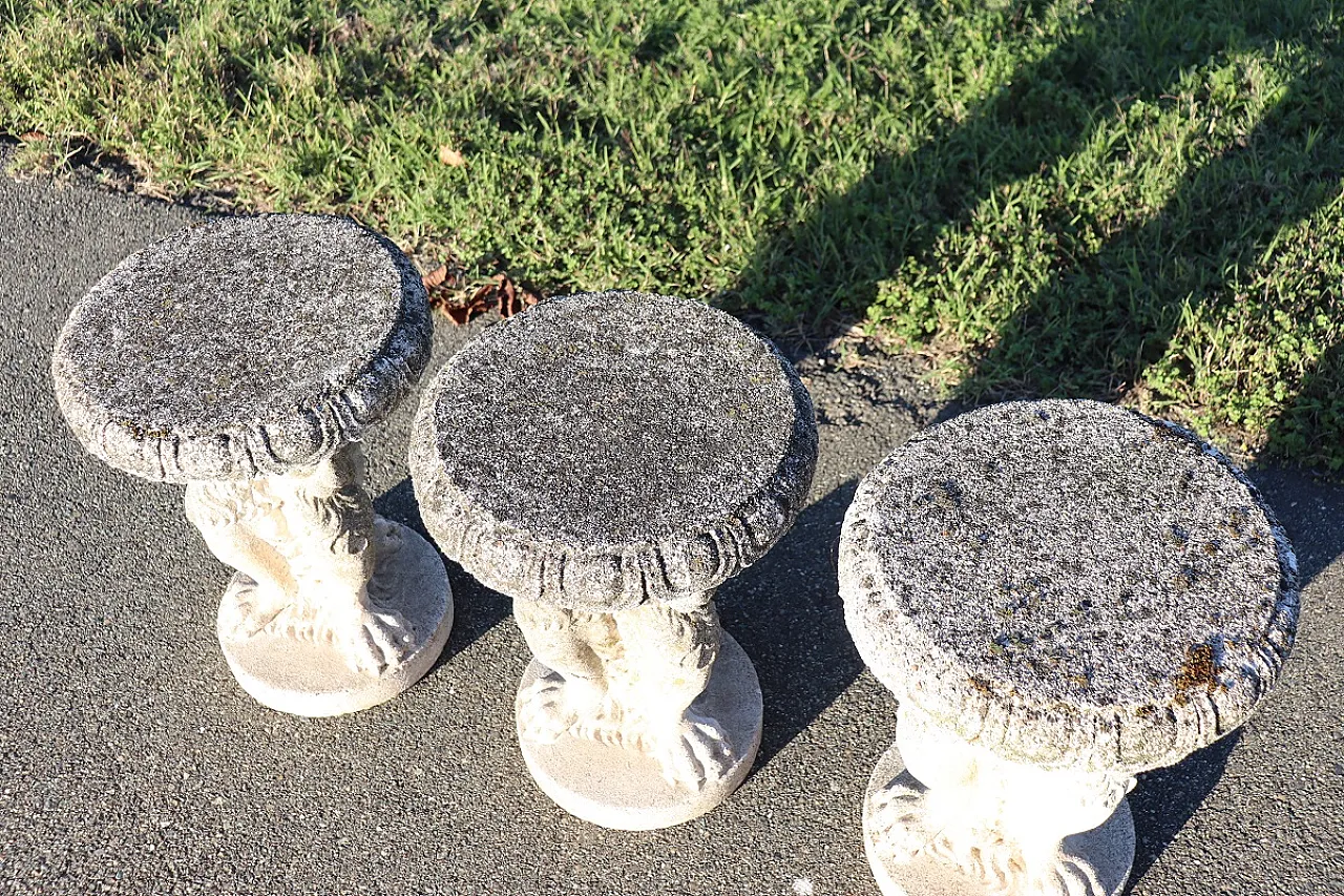 Set da giardino tavolo e 6 sgabelli, inizi '900 9