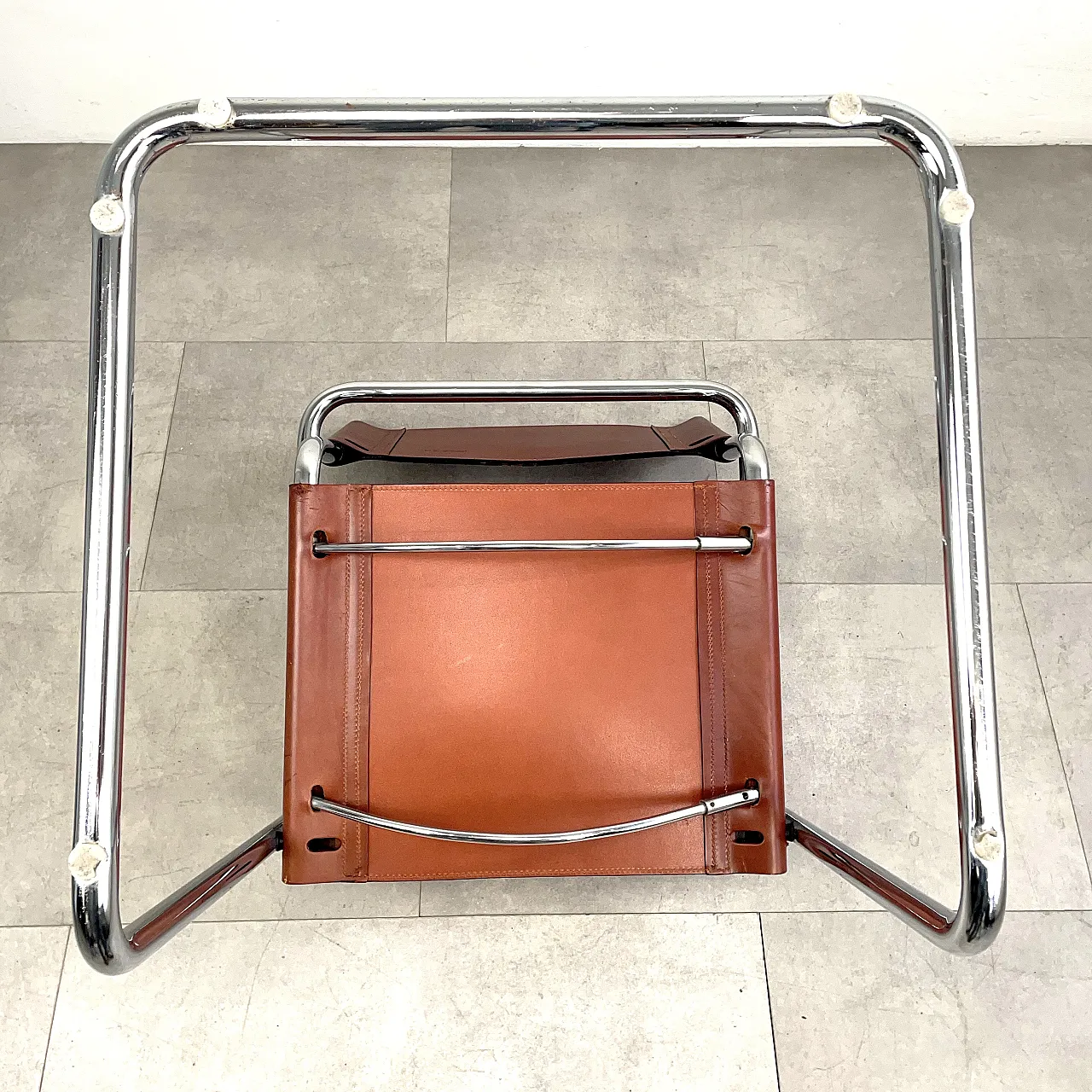 Sedia da scrivania in pelle MG5 di Matteo Grassi, Italia anni ‘60 13