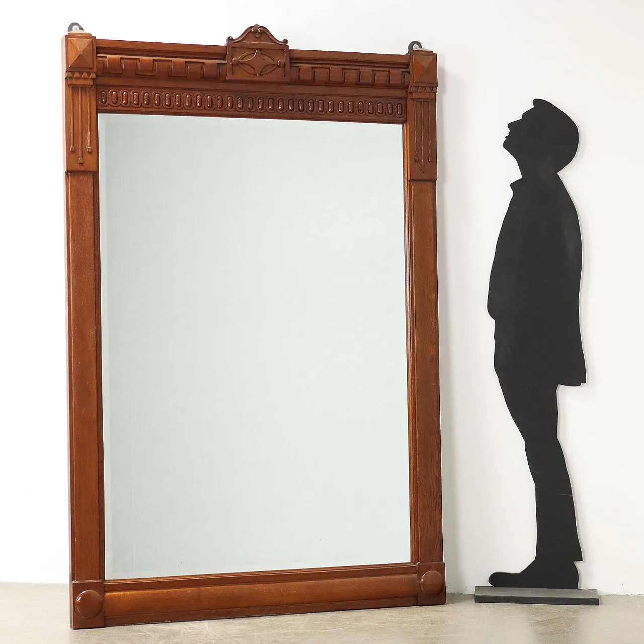 Specchiera Liberty in legno, primo '900 2