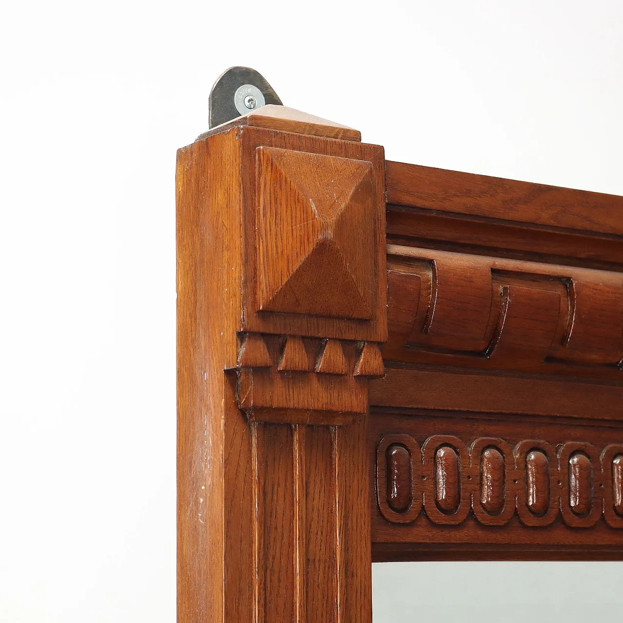 Specchiera Liberty in legno, primo '900 4