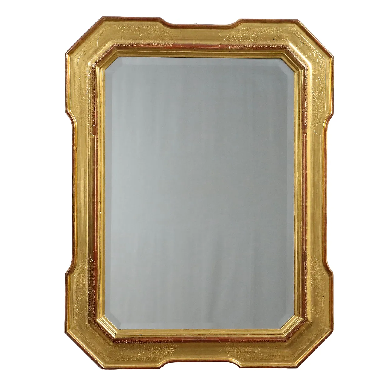 Specchio in legno dorato, '900 1