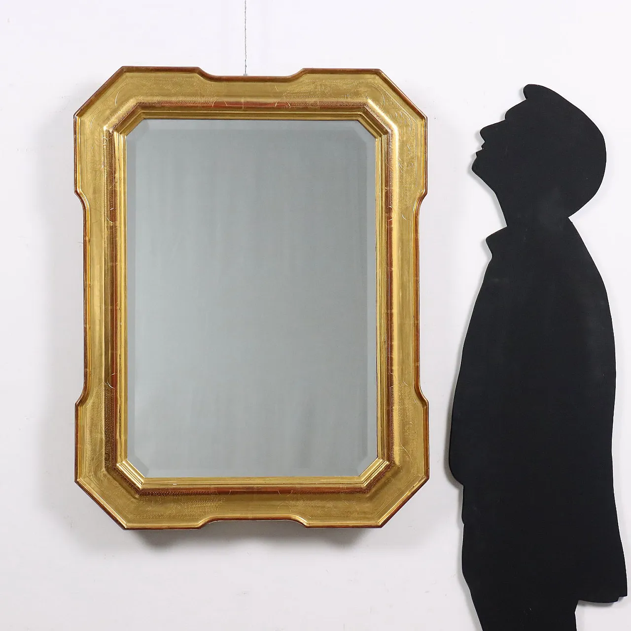 Specchio in legno dorato, '900 2