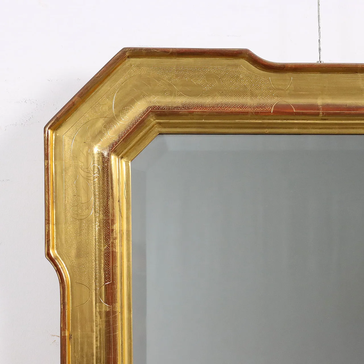 Specchio in legno dorato, '900 3