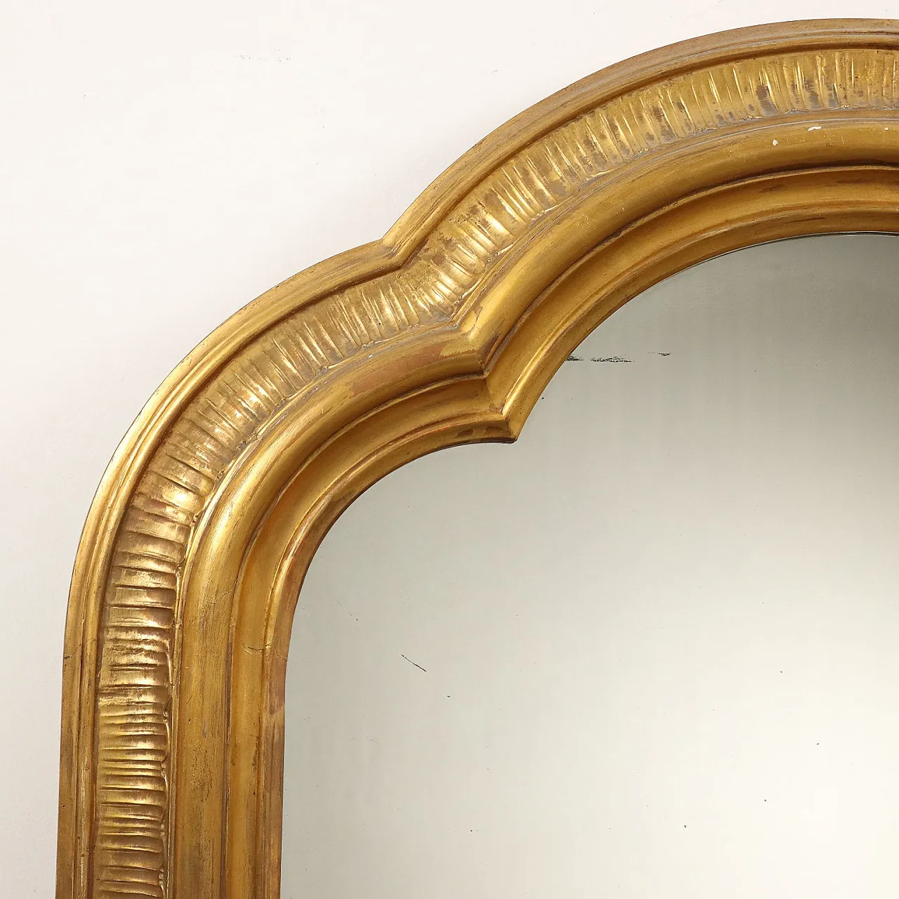 Caminiera in abete dorato di gusto eclettico, '800 4