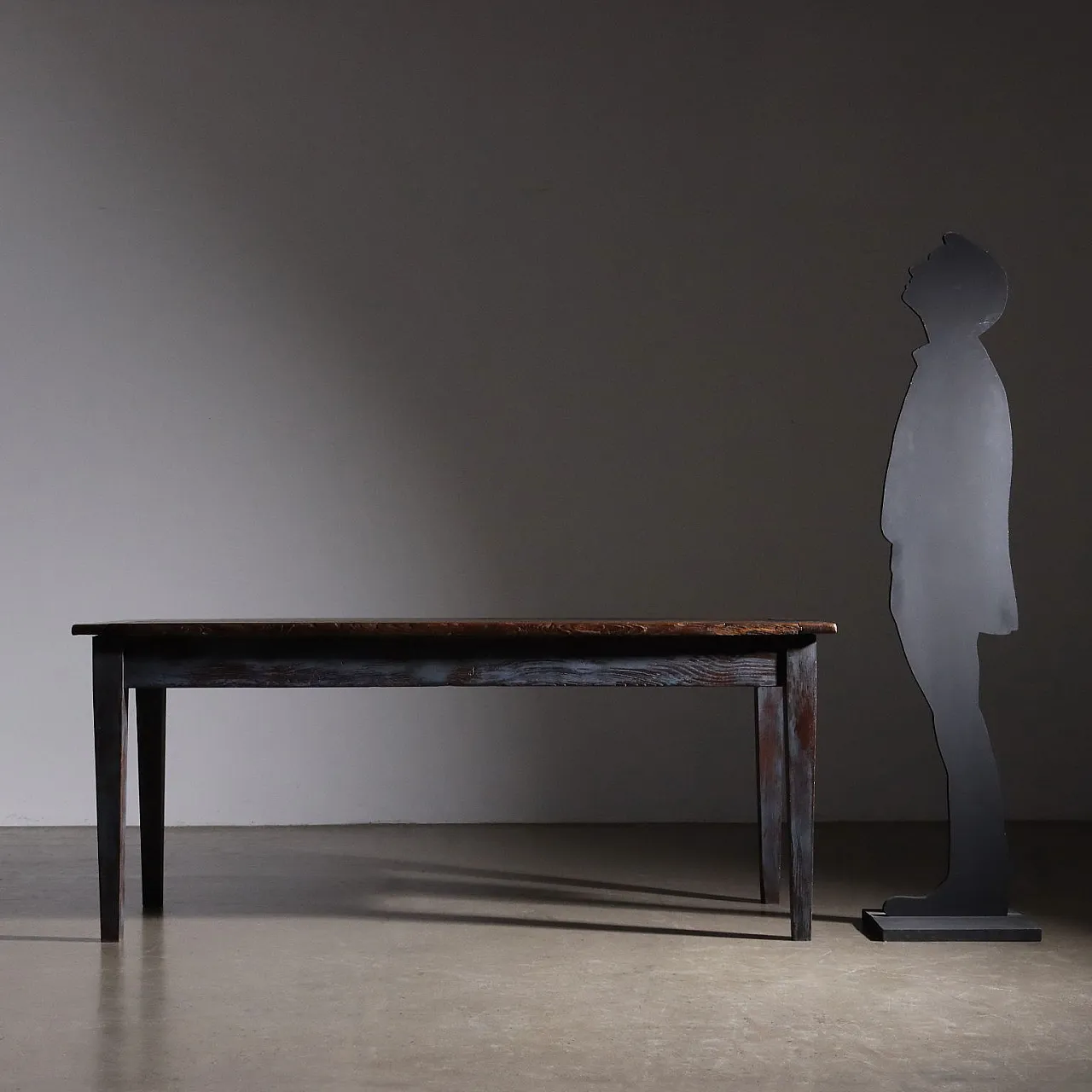 Elm table, late 19th century 2