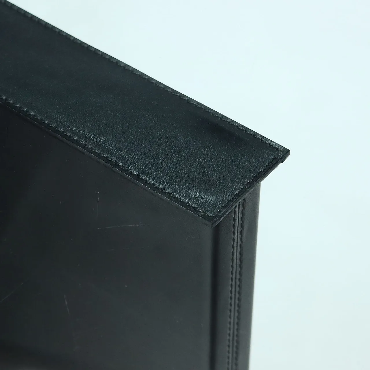 Tavolo con piano in vetro, anni '80 8