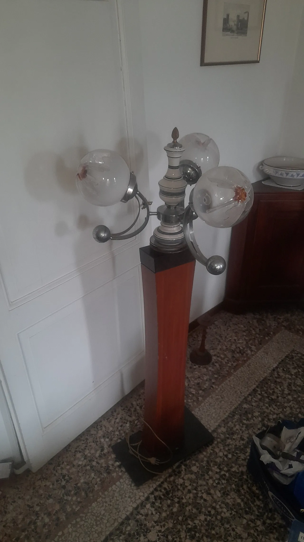 Coppia di Lampada  terra cielo "I Reali" anni '70 18