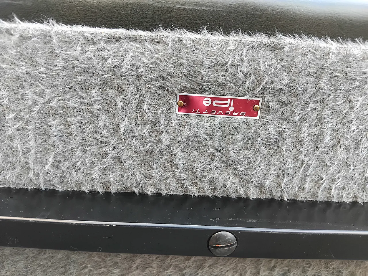 Salotto Rito Valla per Ipe similpelle verde scuro, anni '70 16