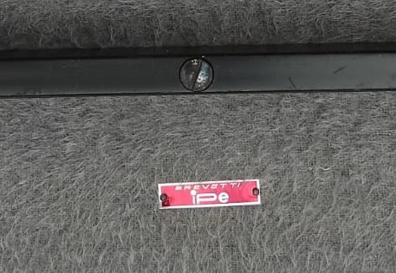 Salotto Rito Valla per Ipe similpelle verde scuro, anni '70 24