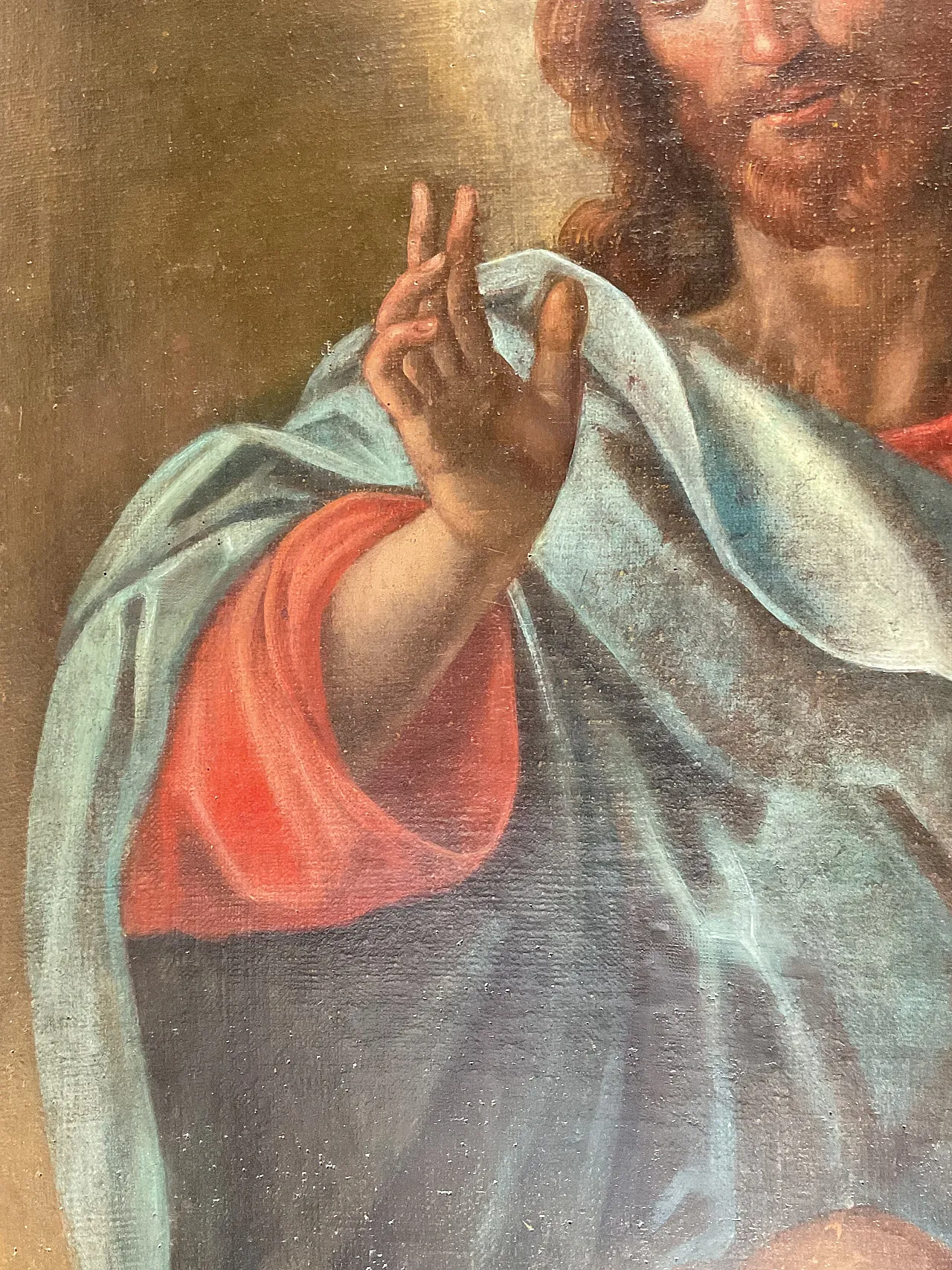 Cristo Benedicente con i Pani e i Pesci, Scuola Veneta, fine '600 2