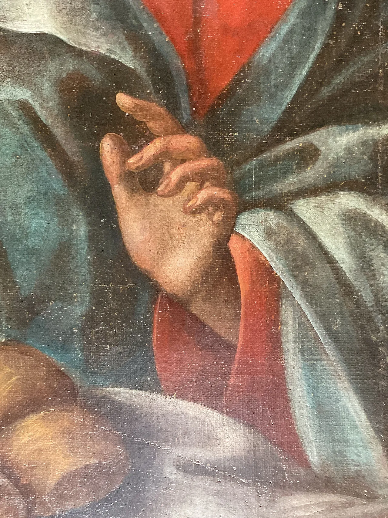 Cristo Benedicente con i Pani e i Pesci, Scuola Veneta, fine '600 3