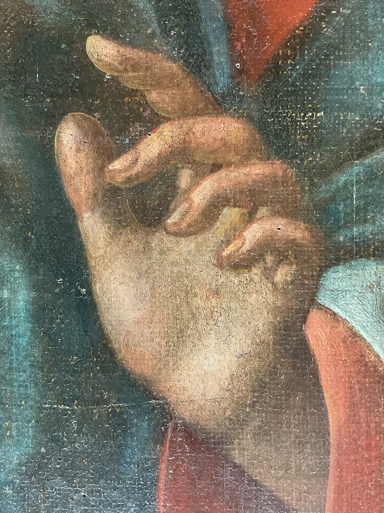 Cristo Benedicente con i Pani e i Pesci, Scuola Veneta, fine '600 9