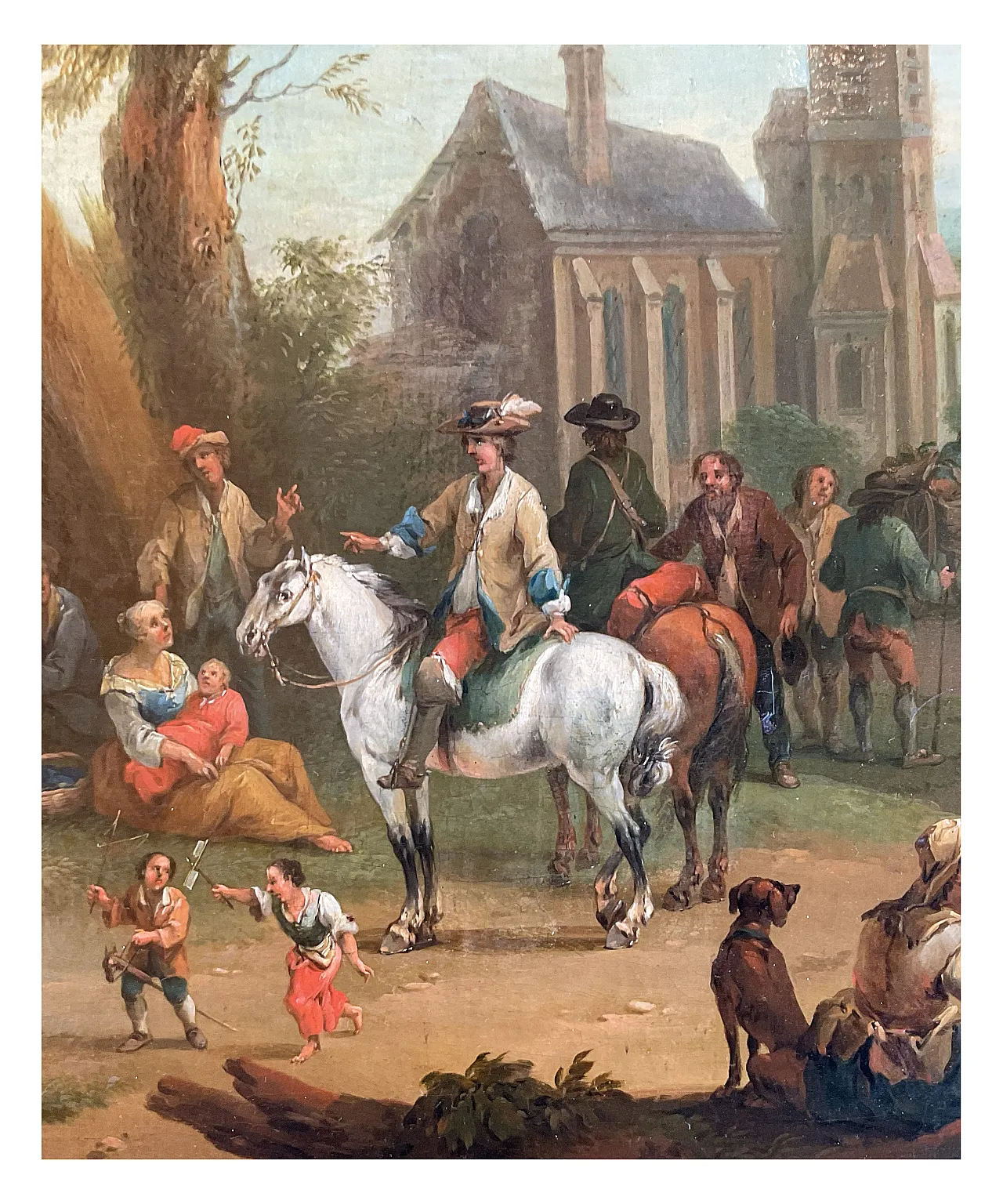 Scena di Villaggio di Franz de Paula Ferg (att.), '700 4