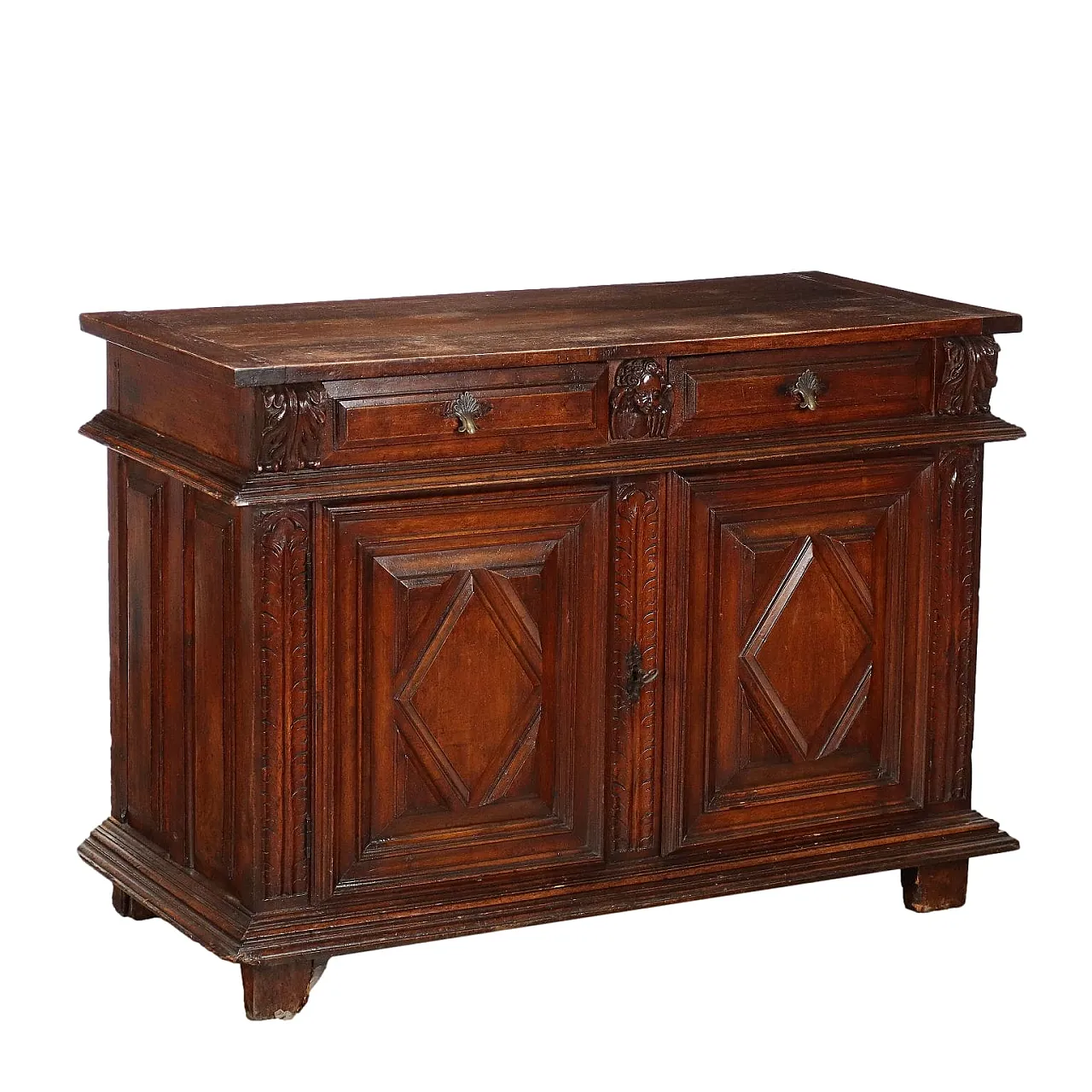 Credenza Barocca in legno di noce, '700 1