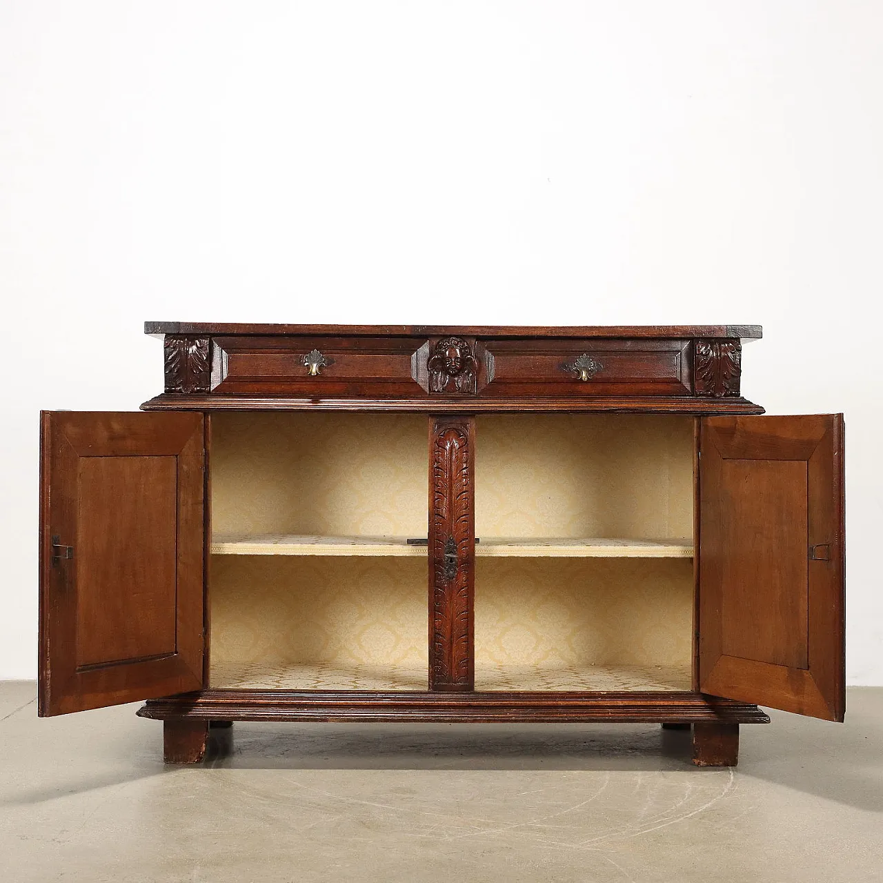 Credenza Barocca in legno di noce, '700 3