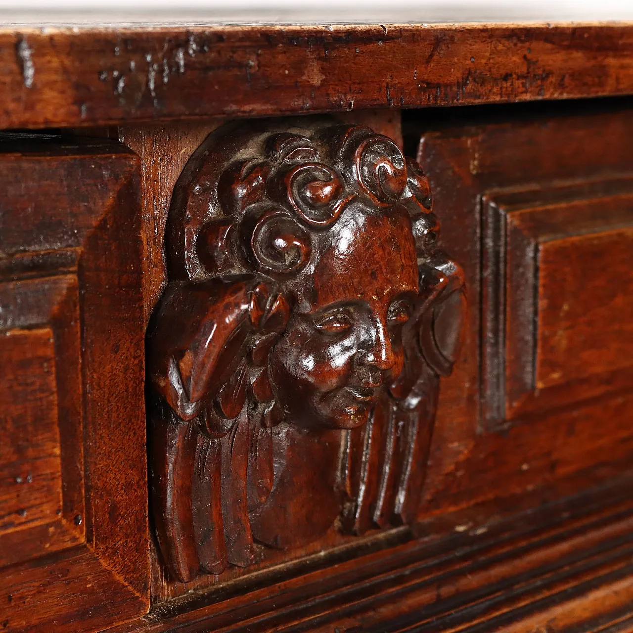 Credenza Barocca in legno di noce, '700 6