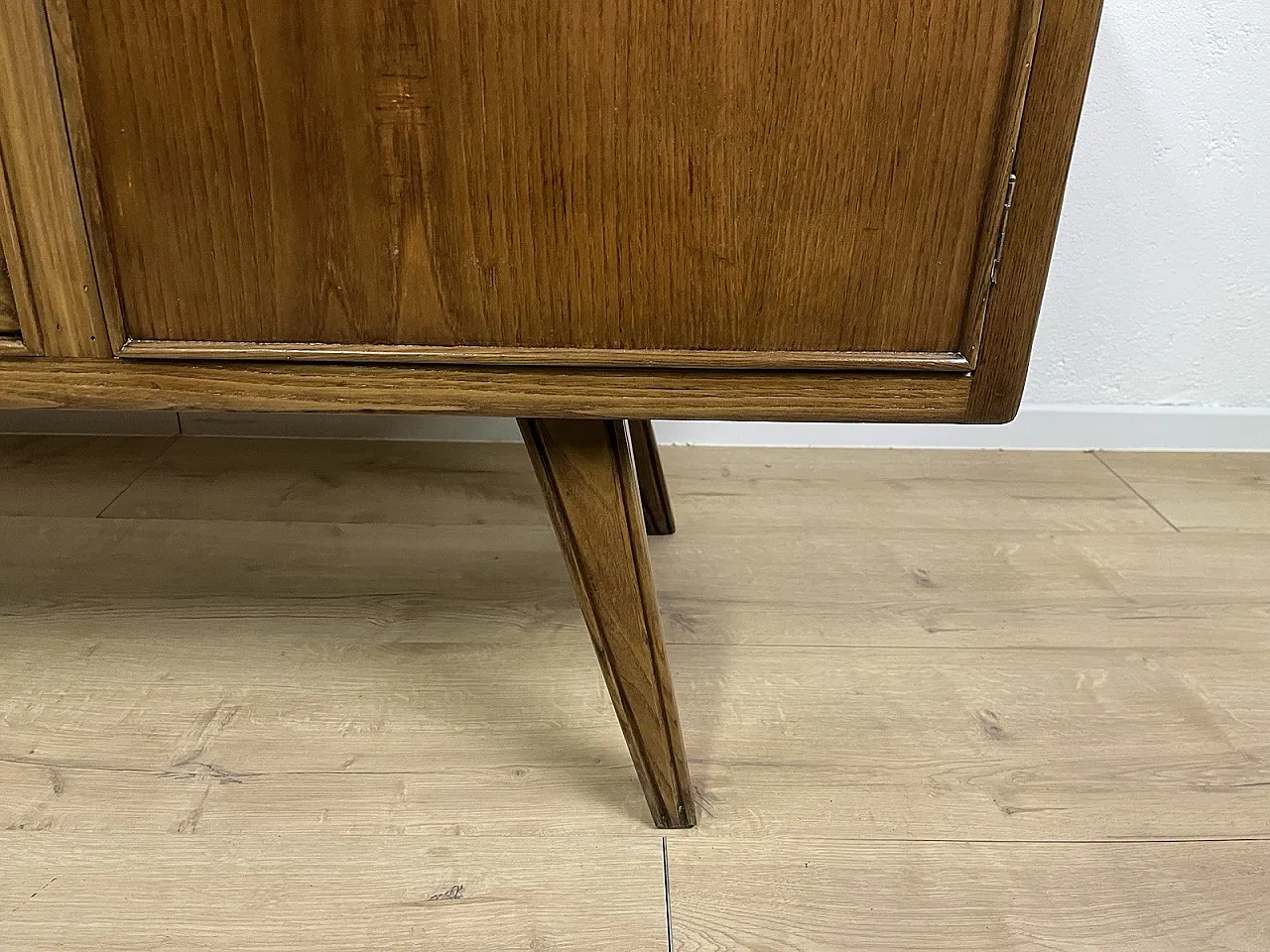 Oak wood sideboard cabinet, 1940s 5