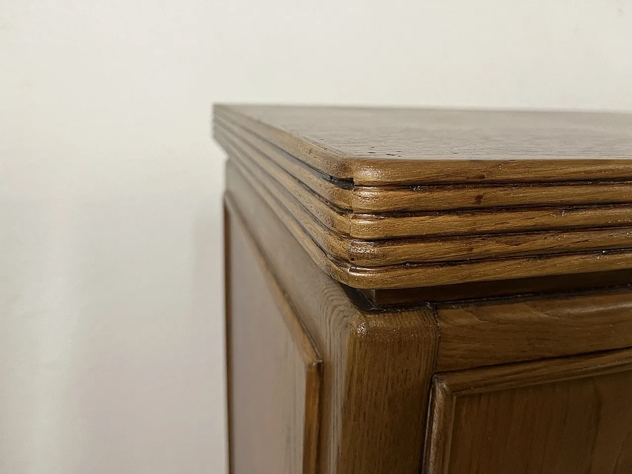 Oak wood sideboard cabinet, 1940s 8