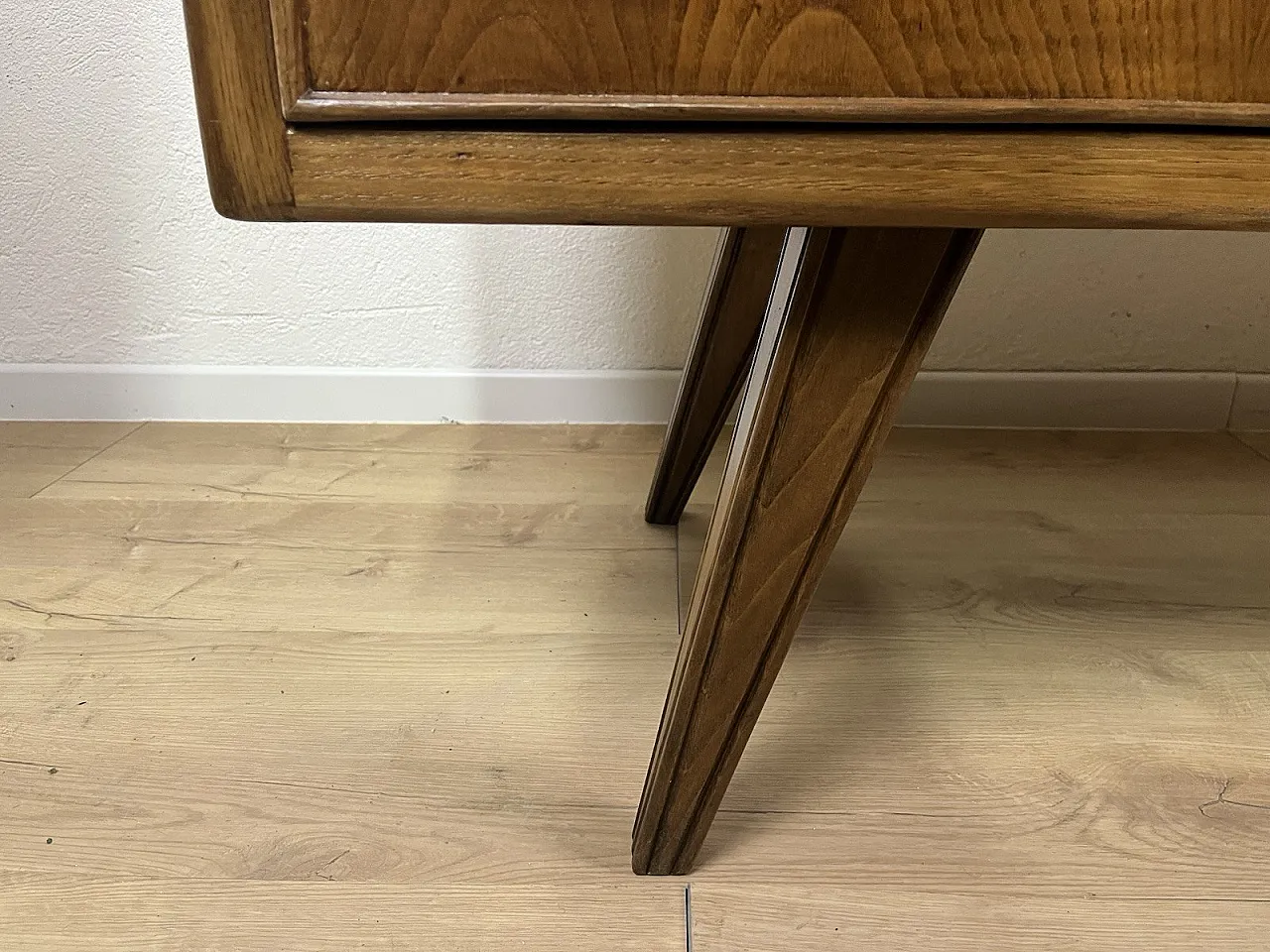 Oak wood sideboard cabinet, 1940s 13