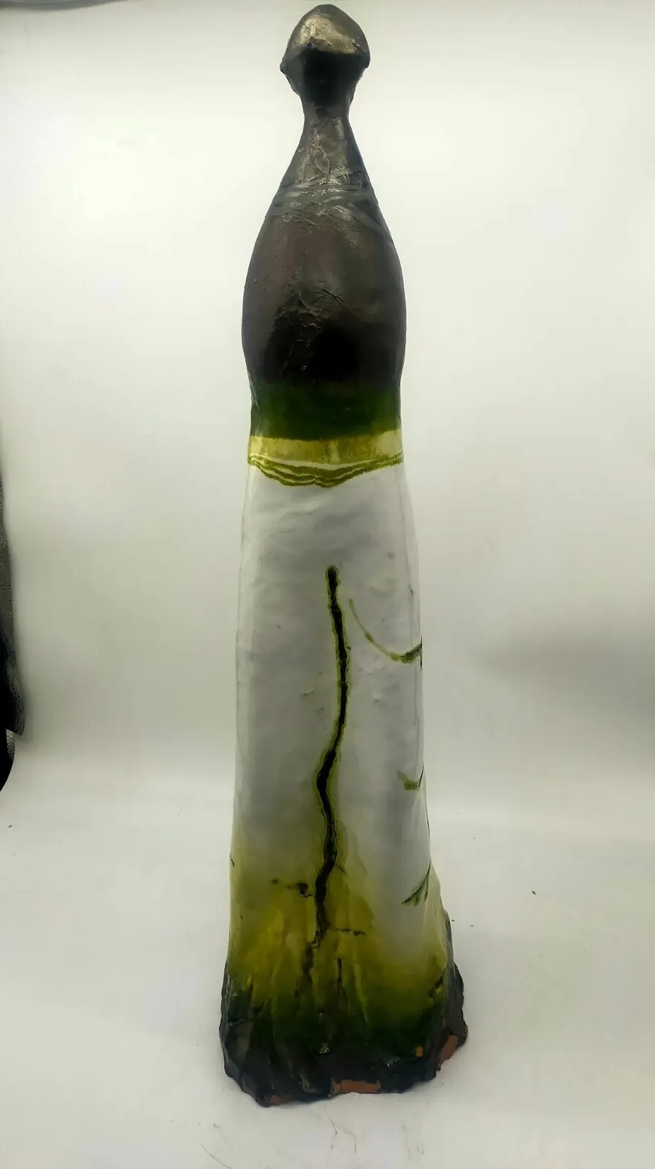 Male figure, terracotta sculpture by Gastone Bai, 1980s 2