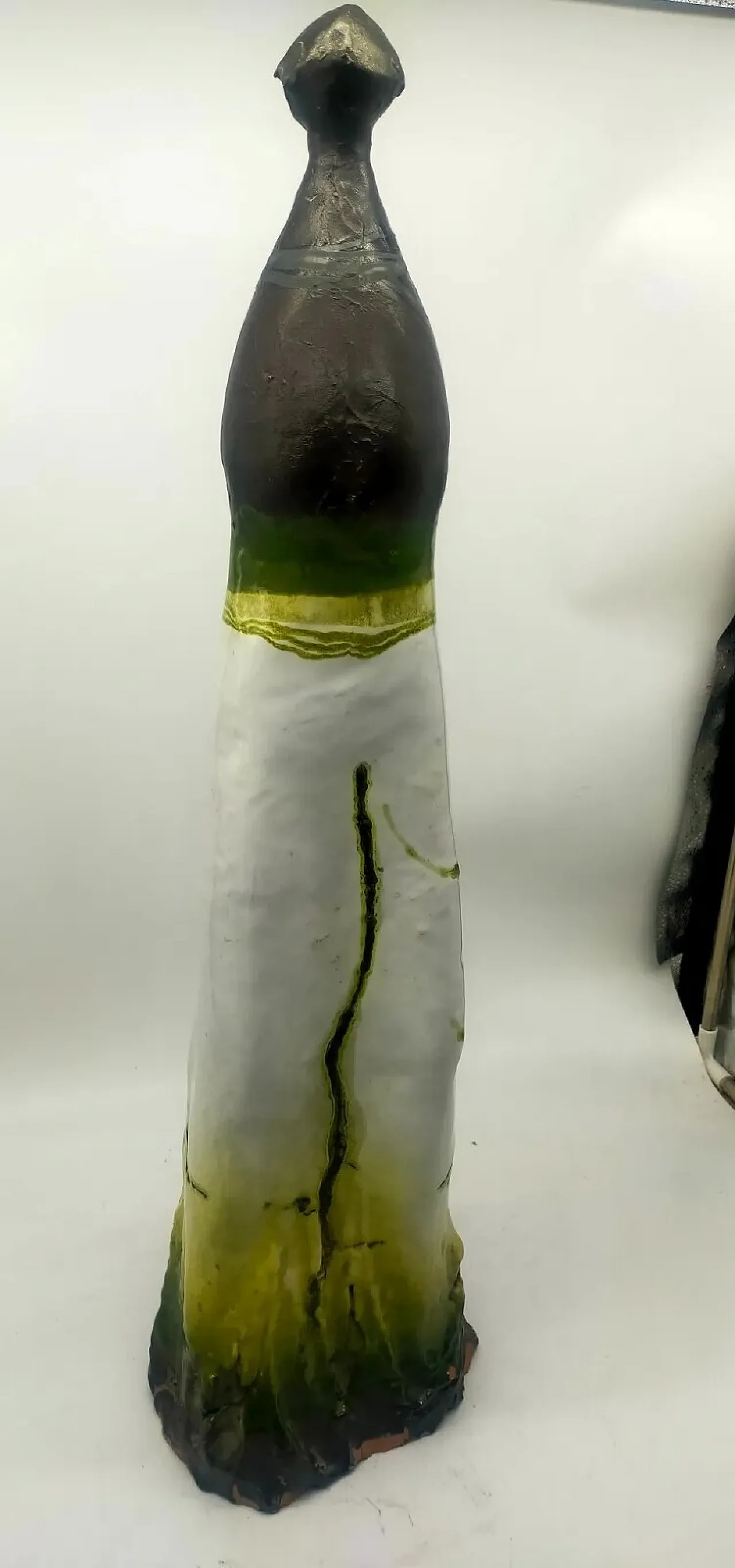 Male figure, terracotta sculpture by Gastone Bai, 1980s 3