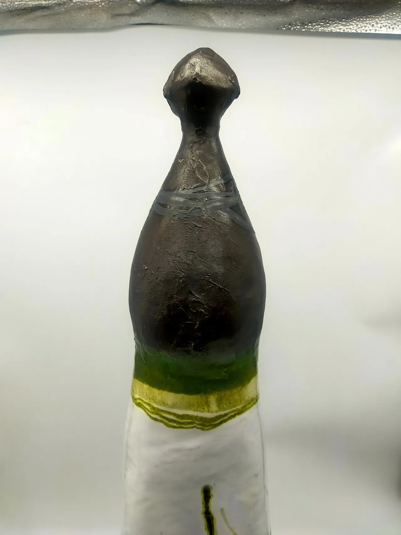 Male figure, terracotta sculpture by Gastone Bai, 1980s 5