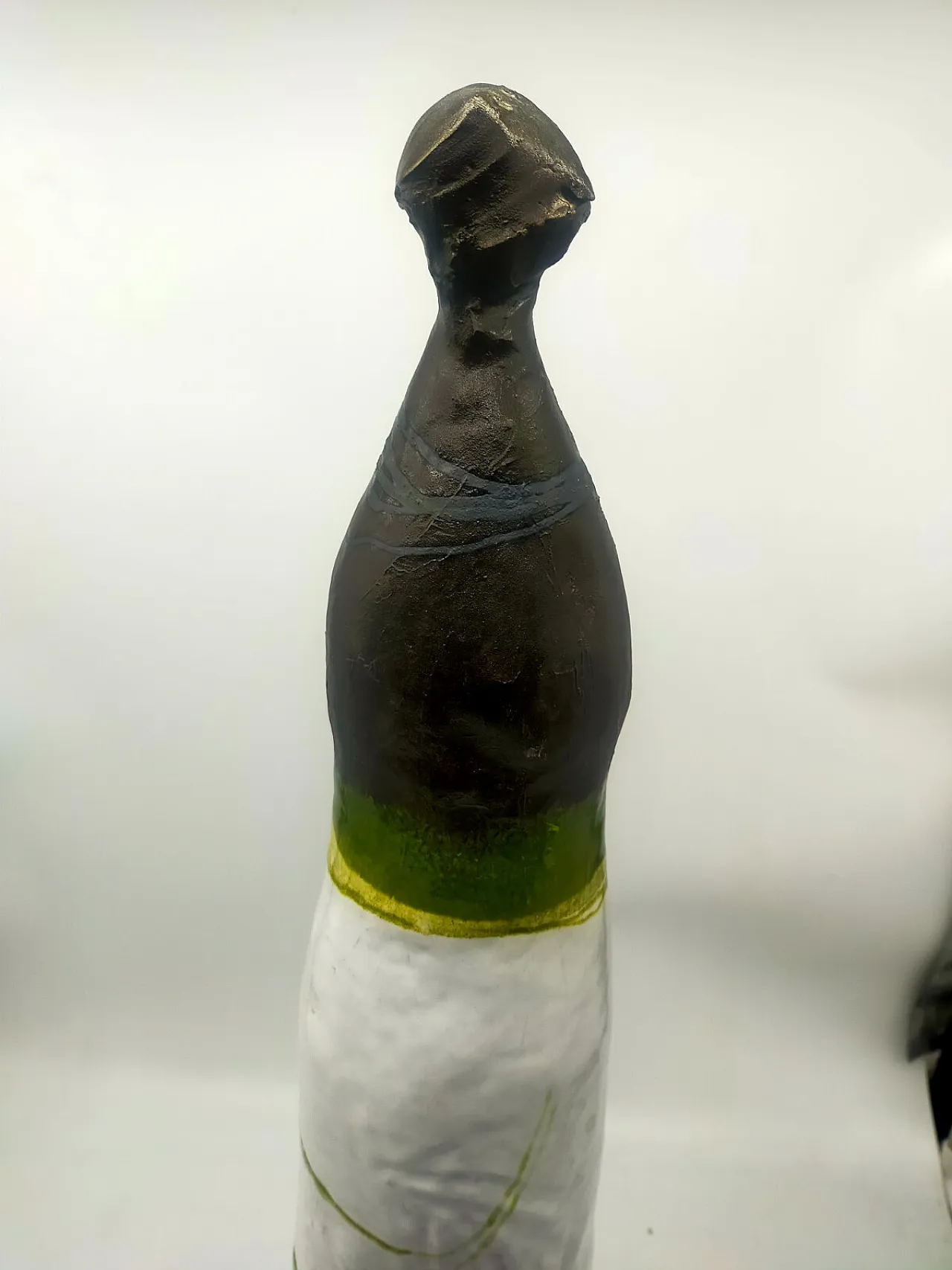 Male figure, terracotta sculpture by Gastone Bai, 1980s 8