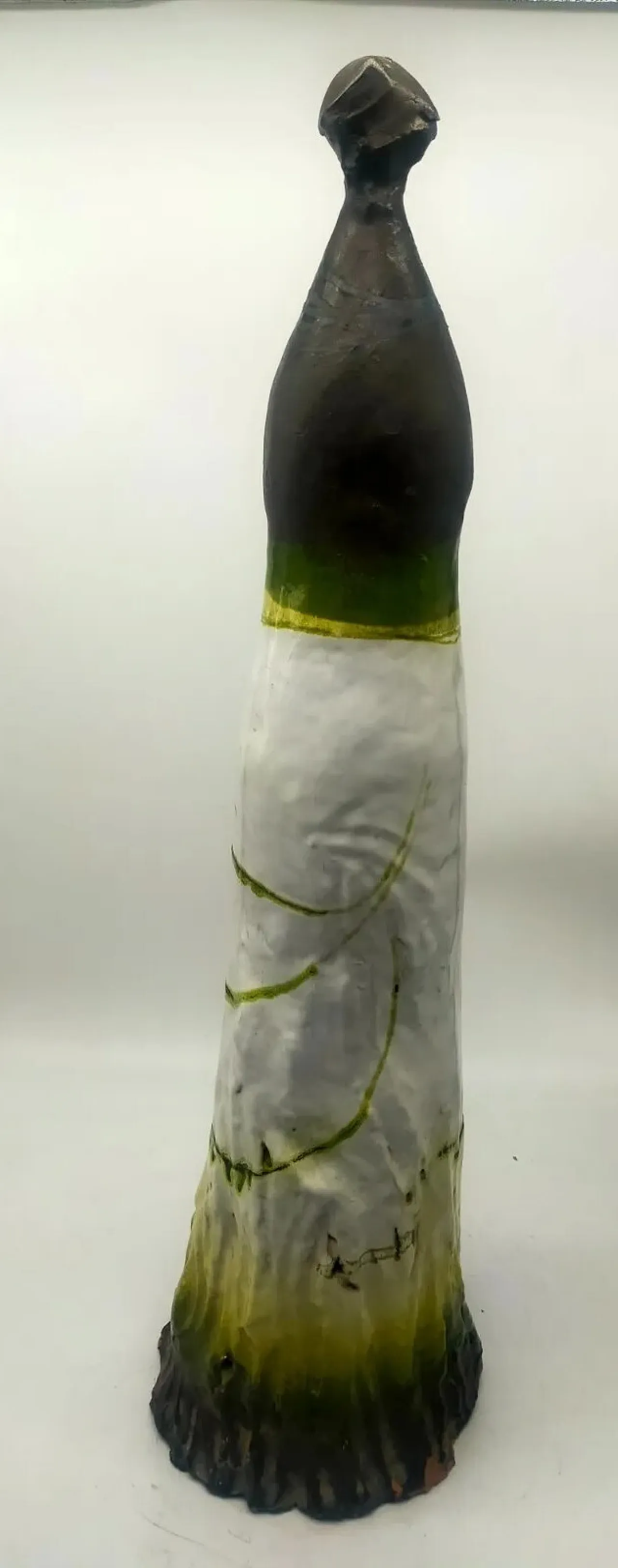 Male figure, terracotta sculpture by Gastone Bai, 1980s 9