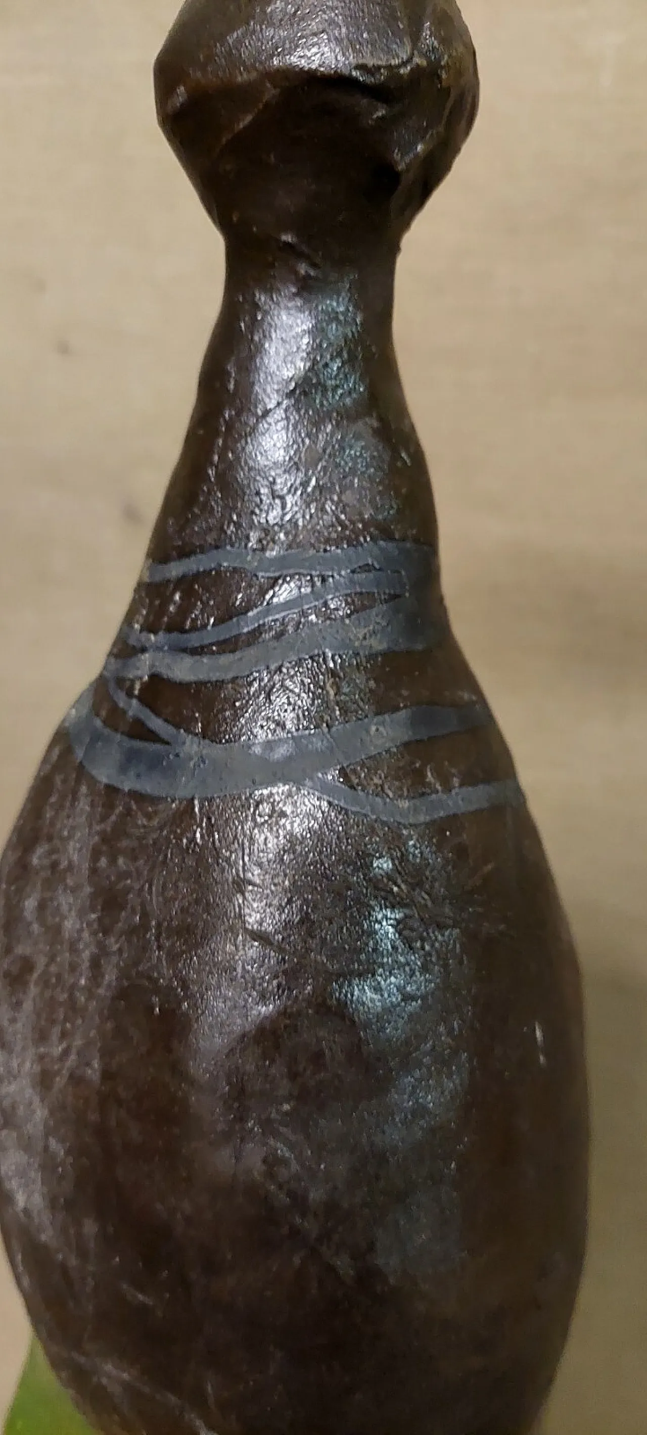 Terracotta sculpture of a woman by Gastone Bai, 1980s 5