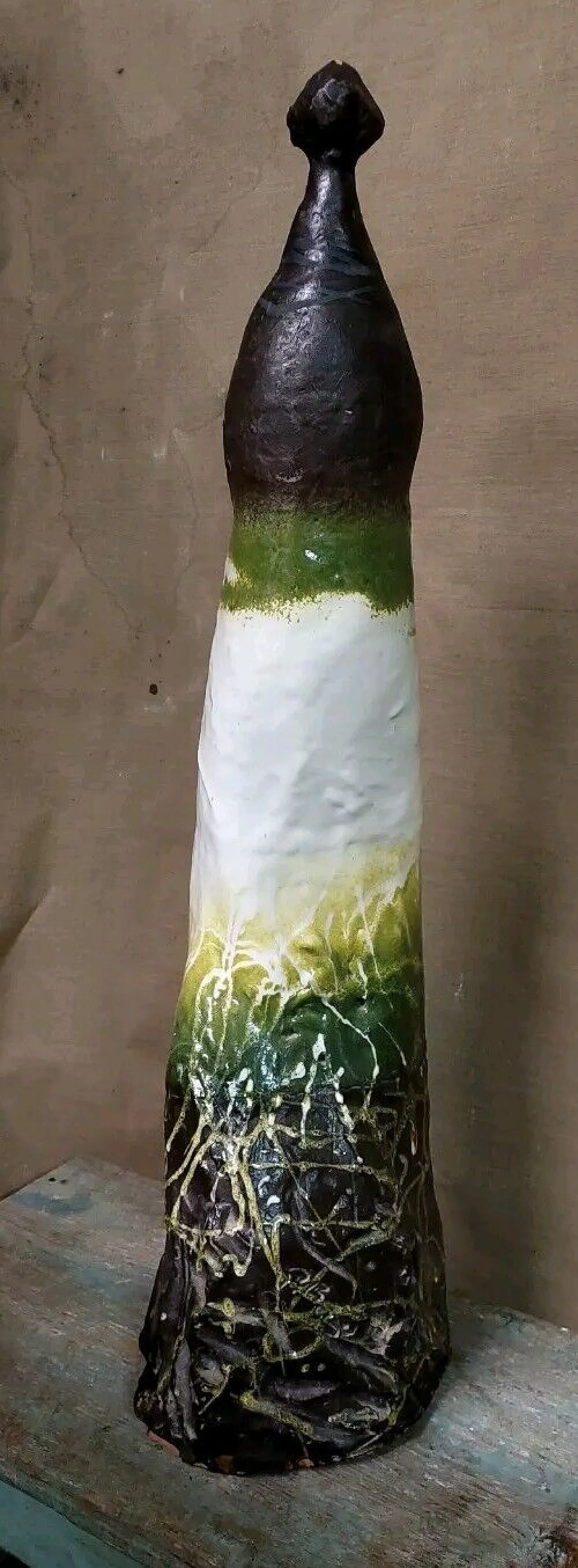 Terracotta sculpture of a woman by Gastone Bai, 1980s 9