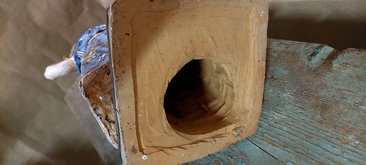 Terracotta sculpture of a woman by Gastone Bai, 1980s 10