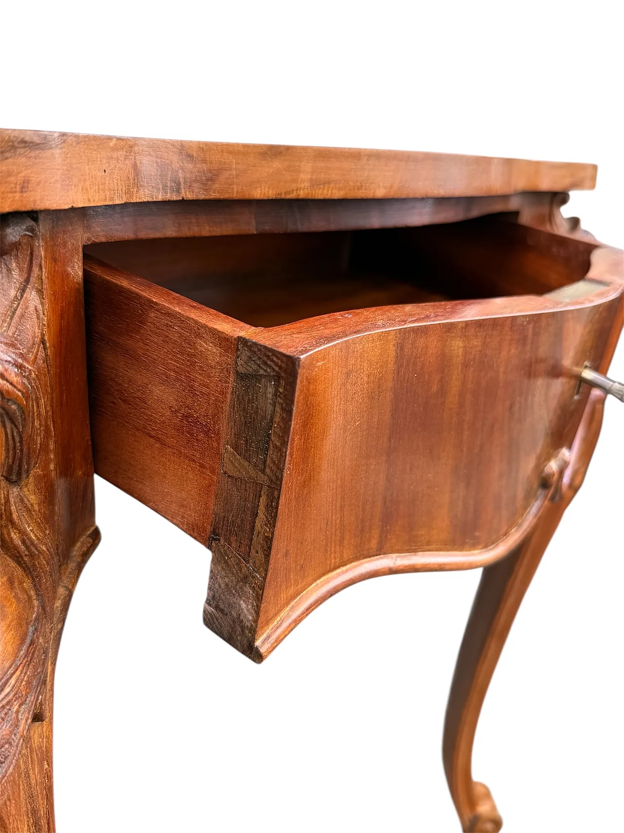 Pair of Louis XV Style Wall Bedside Tables, early 20th c. 11