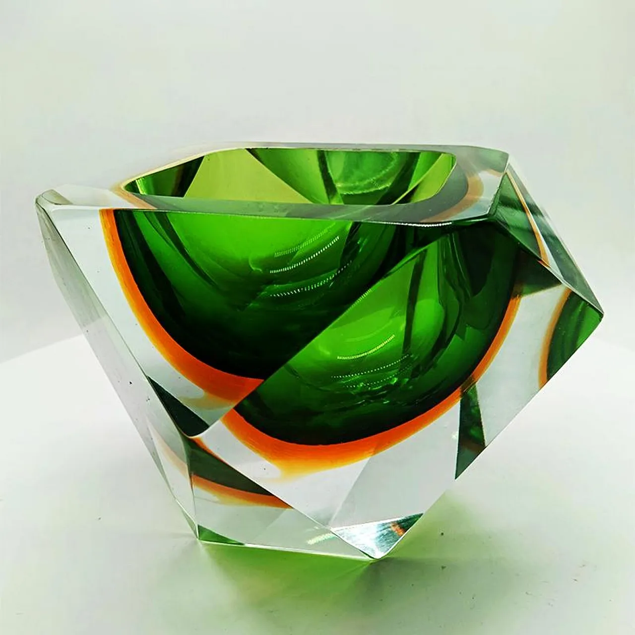 Posacenere in vetro di Murano di Flavio Poli per Seguso, anni '60 1