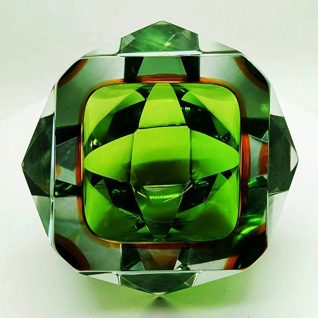 Posacenere in vetro di Murano di Flavio Poli per Seguso, anni '60 6