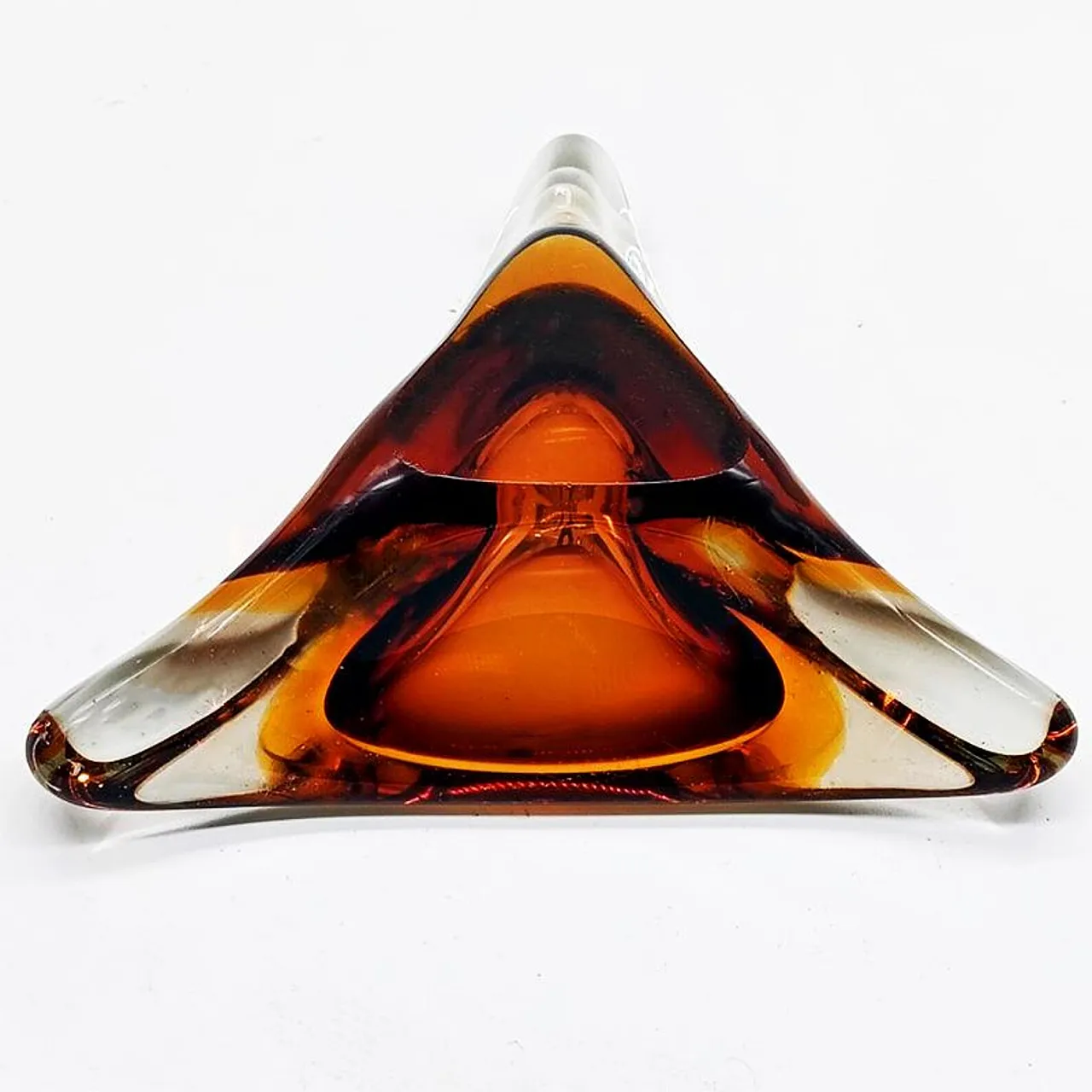 Triangular ashtray in Murano glass, 1960s 5