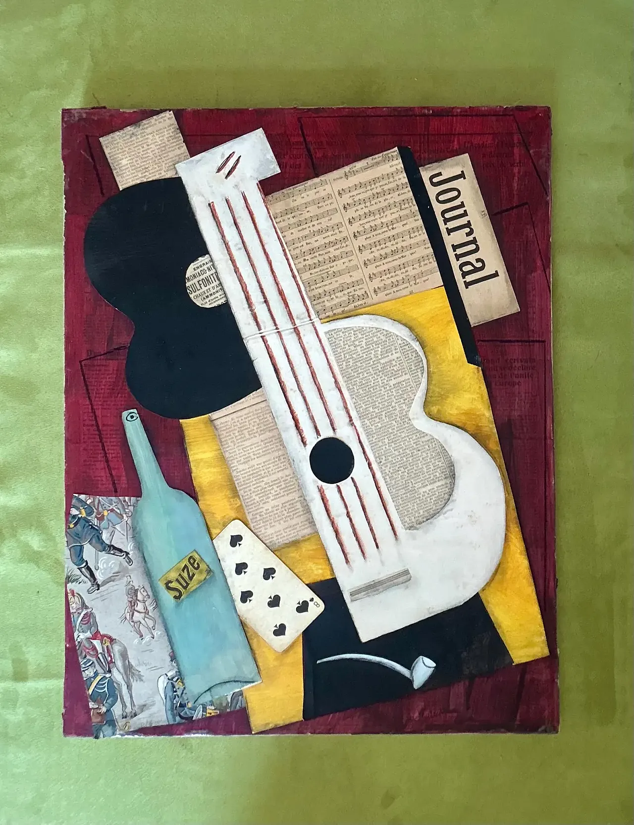 Pittura collage cubista francese, anni '30 1