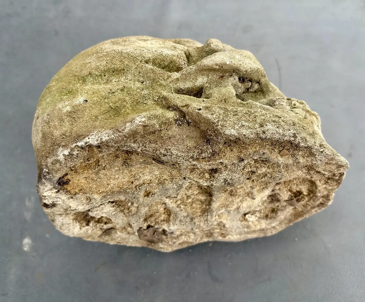 Gothic gargoyle head, stoneware relic sculpture, 18th century 9