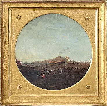 View of the Castellammare shipyard, 18th century