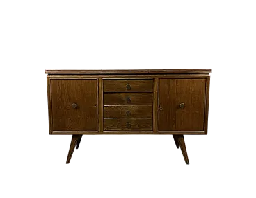 Credenza in legno di quercia, anni '40