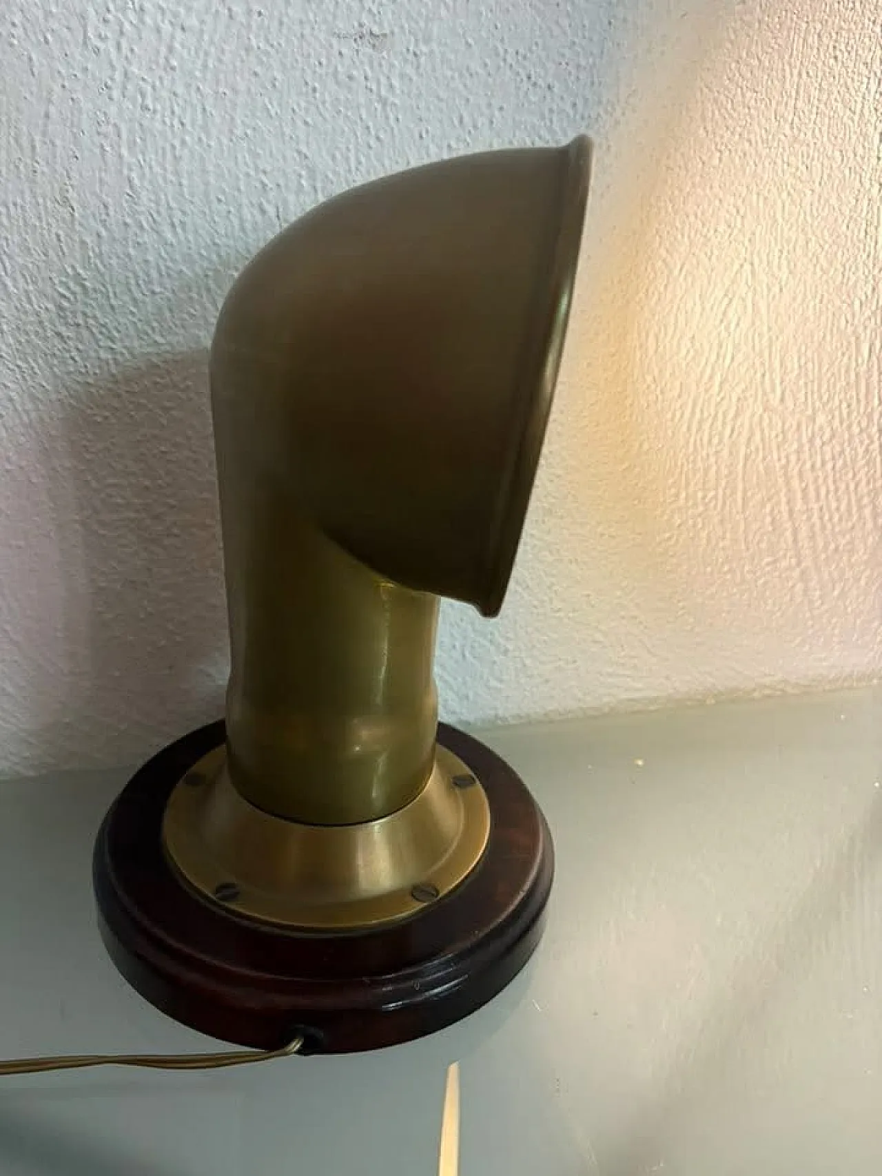 Lampada navale in ottone 1