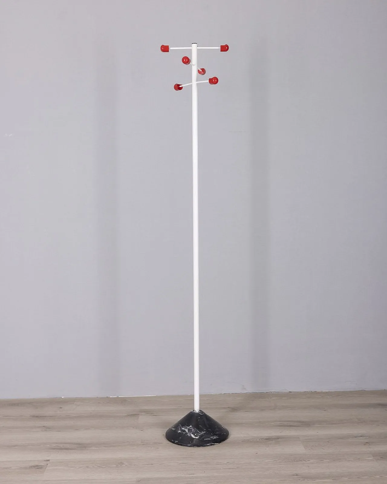 Appendiabiti in marmo e metallo, anni '80 1