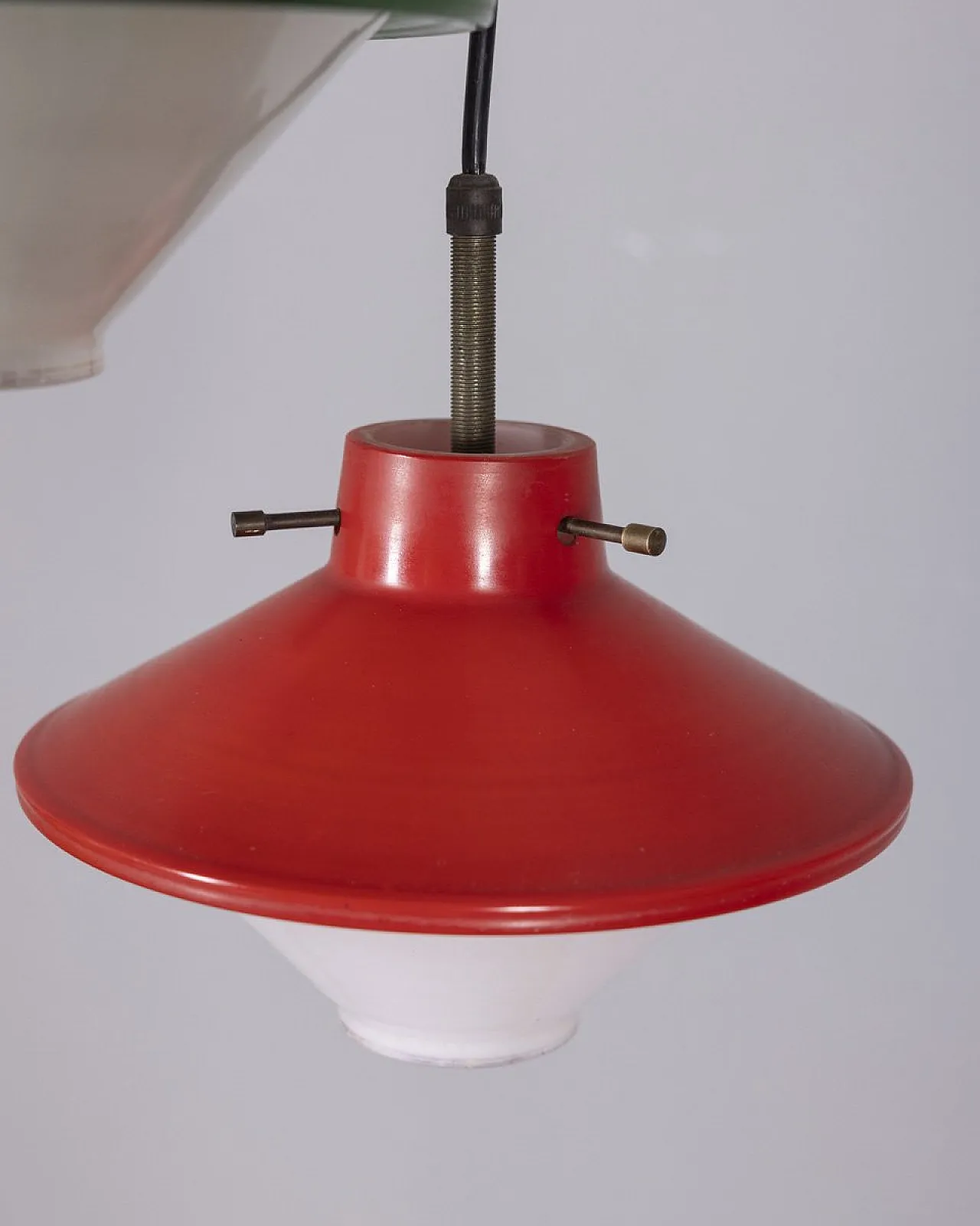 Stained glass ceiling light by Stilnovo, 1960s 7