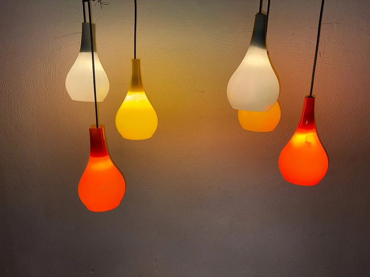 Pair of chandeliers by Gino Vistosi, 50s 1