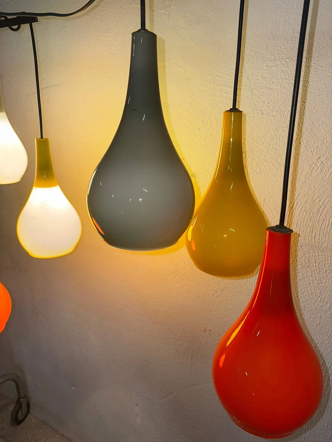 Pair of chandeliers by Gino Vistosi, 50s 8