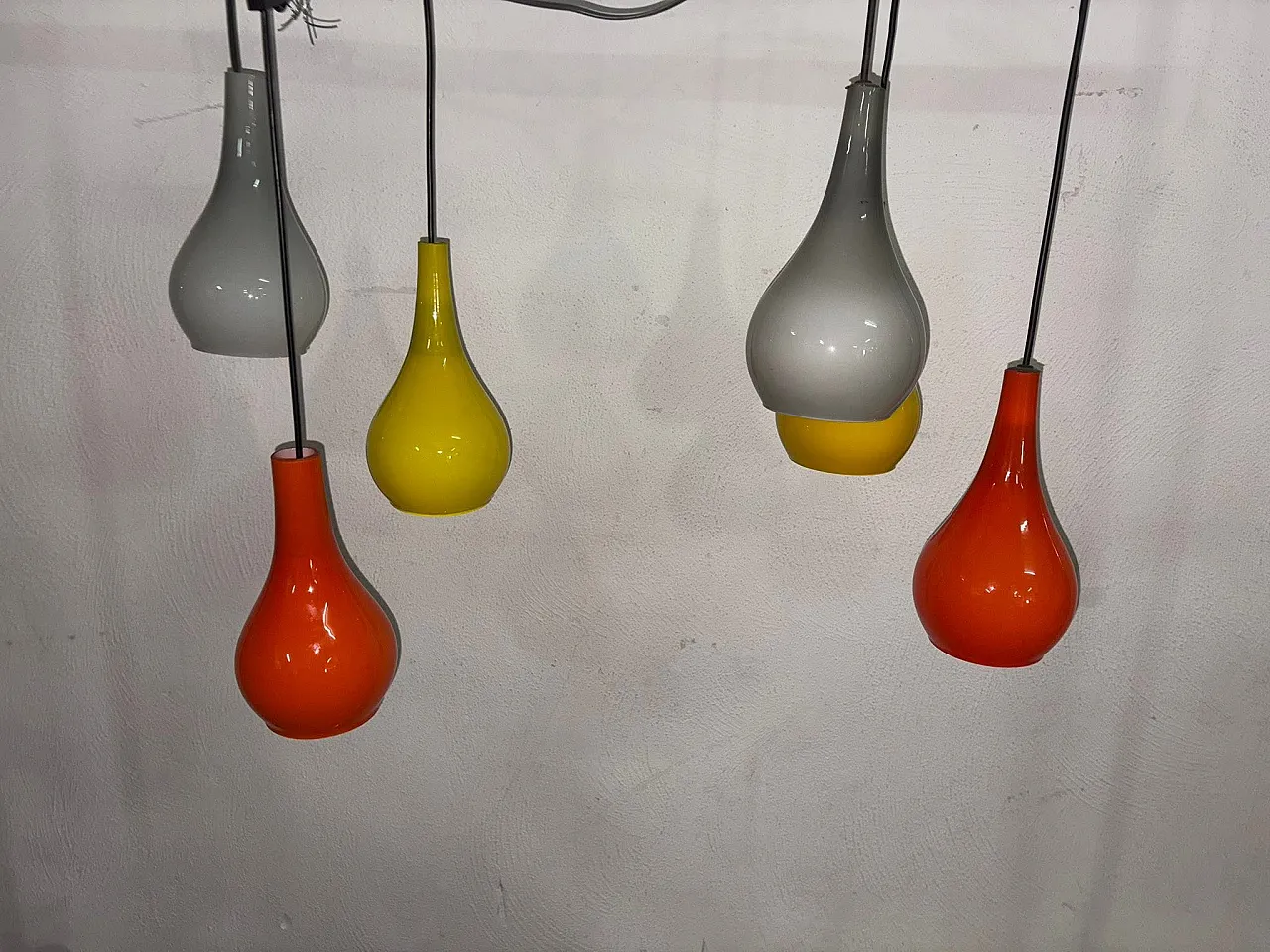 Pair of chandeliers by Gino Vistosi, 50s 10