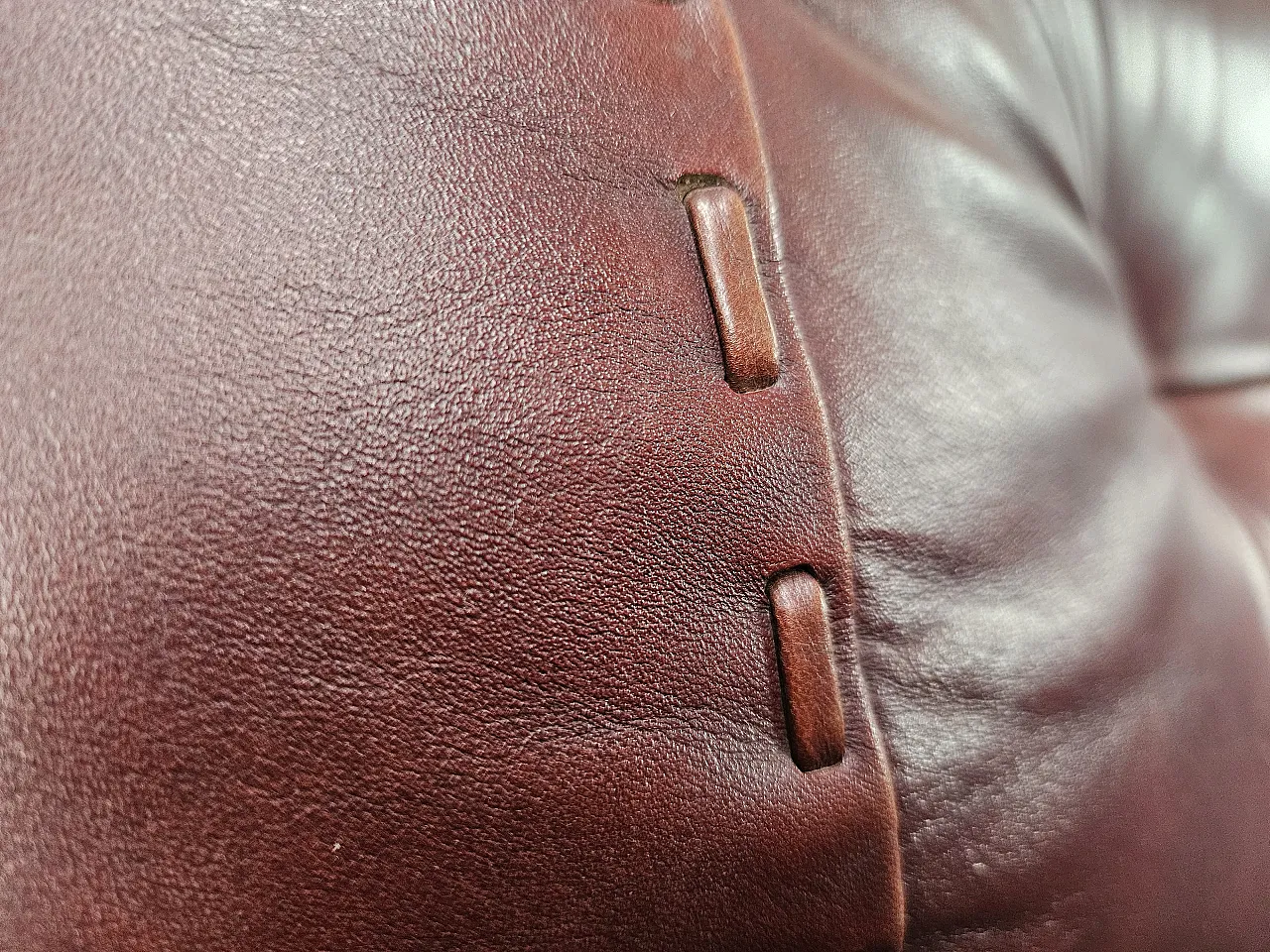 Sapporo armchairs by Mobilgirgi in 1970s brown leather 14